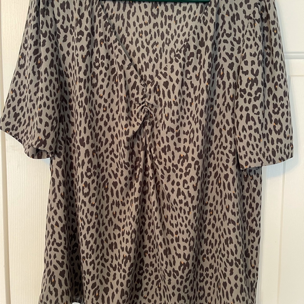 Gray animal print